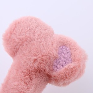 Lynpet indestructible masticar juguete perros corazón gráfico Diseño de hueso divertido juguete de peluche chirriante suministro de lana - Product Image 3