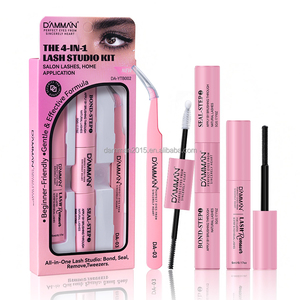 Livraison Gratuite <span class=keywords><strong>DAMMAN</strong></span> 4-en-1 Gel Dissolvant de Colle et de Scellant pour Cils avec Pince à Épiler pour Colle et Retrait de Clusters de Cils - Product Image 1
