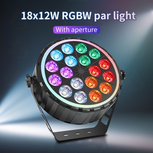 AICPOSE Iluminación Profesional para Escenarios, Focos Par de Plástico 18x12w RGBW 4en1 con Zoom - Product Image 5
