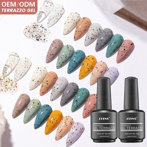 JTING Esmalte de Uñas en Gel Efecto Terrazzo de 2 Colores, Popular y Universal, para Cualquier Color Base, OEM, ODM, Etiqueta Privada Gratuita - Product Image 1