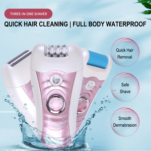 เครื่องกำจัดขนไฟฟ้าแบบหมุน Lady Rotating Disc - อเนกประสงค์ 3-in-1 กันน้ำ IPX6 ใช้พลังงานแบตเตอรี่ - Product Image 4