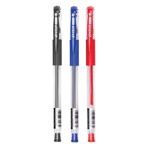 Penna gel di base classica penne nere 0.5mm impugnatura comoda scrivere lisce senza spurgo inchiostro per ufficio forniture di penne gel per la scuola