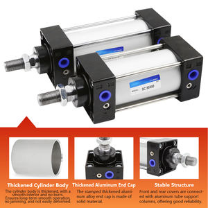 กระบอกลมสองทางเกลียว M36 ระยะชัก 160 200 มม แอคชูเอเตอร์เชิงเส้นแบบแข็งแรง - Product Image 3