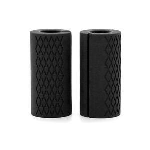 FitFirst 厚手シリコンダンベルバーベルグリップ マルチカラー 手/指/前腕エクササイズ用 300g 1ペア 10cm長さ - Product Image 4