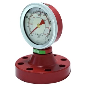 Manómetro Antivibración Tipo Brida bibo YK-150F para Campos Petroleros - Product Image 3