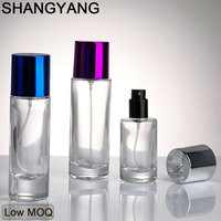 Nouveaux flacons de parfum Shangyang en verre coloré, atomiseur vide 20ml 30ml, flacon pulvérisateur en verre avec bouchon à vis