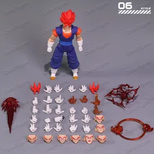 Figurine d'action Anime Super Saiyan Fusion Warrior <span class=keywords><strong>Vegito</strong></span> 07 en PVC, modèle de collection YGmw Studio OC SHF, fabriqué en Chine - Product Image 5