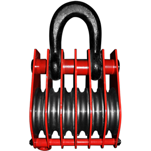 Poulie à simple rouleau en fer à chaîne, à ouverture latérale, capacité multi-tonnages - Product Image 6