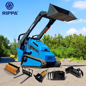 Pengiriman Gratis 25HP CE Diesel Mini Skid Steer <span class=keywords><strong>Loader</strong></span> Produsen Euro5 EPA Kubota Mini Tracked <span class=keywords><strong>Loader</strong></span> Crawler Skid Steer <span class=keywords><strong>Loader</strong></span> - Product Image 1