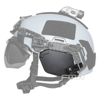 Couvre-oreilles tactiques FMA EX pour casque, offrant une protection évolutive BK DE FG TB1430