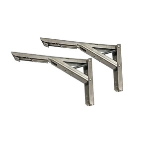 Stainless Steel Foldable Tripod Bracket Support Shelf Wall Mount 8/10/12/14 Inch Durable Hardware Accessory - Product Image 5