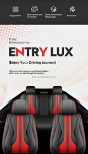 Fundas de Asiento de Cuero Universales para 5 Plazas, Compatibles con <span class=keywords><strong>Kia</strong></span> <span class=keywords><strong>Rio</strong></span>, Forte, Sportage, Seltos, Duraderas, Resistentes a los Arañazos, Tacto Confortable, Aspecto Clásico - Product Image 4