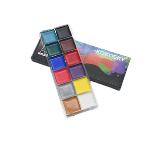 Palette <span class=keywords><strong>de</strong></span> <span class=keywords><strong>maquillage</strong></span> pour peinture corporelle imperméable, ensemble <span class=keywords><strong>de</strong></span> peinture faciale pour <span class=keywords><strong>Halloween</strong></span>, pigment <span class=keywords><strong>de</strong></span> fête, palette <span class=keywords><strong>de</strong></span> peinture à l'huile 12 couleurs, <span class=keywords><strong>maquillage</strong></span> - Product Image 6