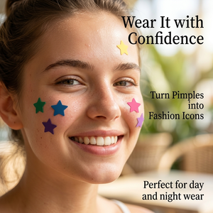 Parches Hidrocoloides Coloridos StarCare para Acné, Lindos Parches Multicolor con Forma de Estrella para Granos, Parches Invisibles para Manchas, Suministro de Fábrica OEM/ODM - Product Image 4