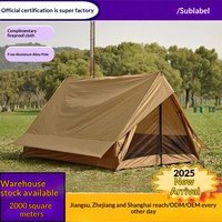 Tente de camping gonflable pop-up, une chambre, 2-en-1, auvent portable, ensemble complet, isolée thermiquement, quatre saisons, imperméable, tissu Oxford