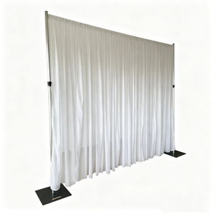 Wedding Pipe and Drape Aluminum Backdrop Stand Adjustable Pipe and Drape Kits Pipe and Drape for Exhibition - Product Image 1
