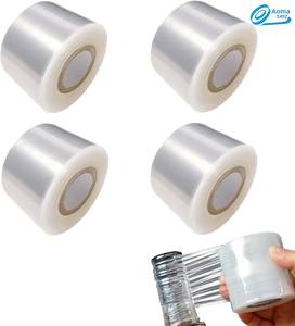 Vente d'usine <span class=keywords><strong>Film</strong></span> étirable transparent en LLDPE, brillant, résistant à l'humidité, pour emballage protecteur Aoma - Product Image 1