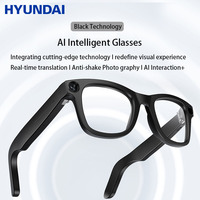 KI-Smart-Brille mit 500W-Kamera, 1080P, IP68 wasserdicht, Anti-Shake-Videoaufnahme, Musiksteuerung, Fotoerkennung für Anrufe