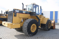 Importation du Japon : Rouleau compacteur à double tambour Caterpillar 966F d'occasion d'origine, avec moteur Cummins et pompe de haute qualité, puissance 315KW, version courte