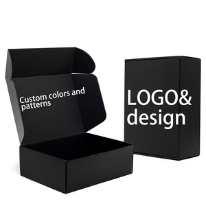 Boîte d'expédition personnalisée en carton ondulé pour cadeaux, emballage en papier pour petites entreprises - Product Image 1