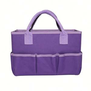 Sac de rangement pour l'art et l'artisanat avec poches et poignées, en tissu Oxford, pour enseignant, fonctionnaire, artiste - Product Image 4