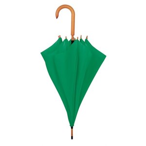 Sombrilla Moderna de 105 cm, Verde, de Poliéster, con Mango de Madera y Estructura de Aluminio, para Muebles de Jardín - Product Image 2