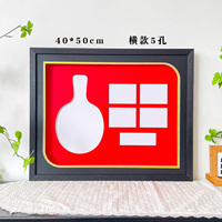 Raquette de ping-pong de table écologique et durable vitrine en bois boîte d'ombre motif animal fleur verre plastique papier mural