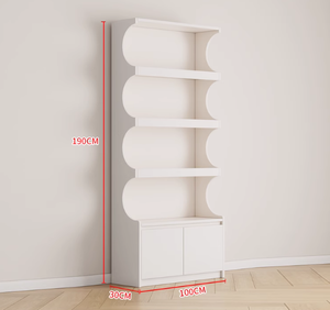 Mueble de Exhibición de Cosméticos Estilo Crema para Salón de Belleza, para Salón de Uñas - Product Image 3