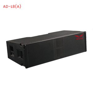 Système audio professionnel d'extérieur, double subwoofer 12 pouces 3 voies, enceinte passive d'intérieur à inversion, Ad-l8(a) professionnel - Product Image 1