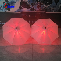 Offre Spéciale futur parapluie blanc lumineux, accessoires de danse de scène Led, parapluie a mené des lumières avec l'avenir de lampe de poche