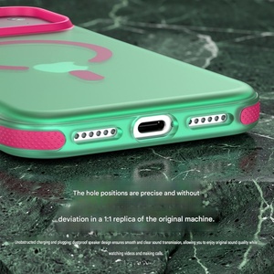 เคสโทรศัพท์มือถือแบบแม่เหล็กใสกึ่งด้าน รุ่นสั่งทำพิเศษ สำหรับ iPhone 18 16 17 Pro Max พร้อมปุ่มสัมผัส AI ป้องกันแรงกระแทก - Product Image 5