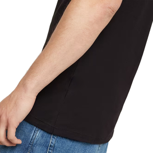 Guangzhou Jwin vente en gros 180 Gsm coton noir basique <span class=keywords><strong>Slim</strong></span> <span class=keywords><strong>Fit</strong></span> hommes été t-shirts pour hommes impression personnalisée logo - Product Image 6