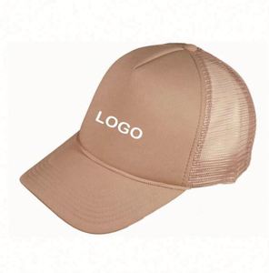 Outdoor Sport Golf Gorros Fashion Custom logo Women Foam Mesh <b>Blank</b> Baseball Net 5 Panel Rope Trucker Snapback <b>Caps</b> Hats - Product Image 4