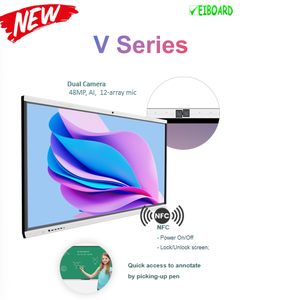 Pantallas Interactivas de 65 Pulgadas, Pizarra Inteligente 4K con Pantalla Táctil, Sistema Operativo Dual, OEM ODM, Panel Plano Interactivo para Educación en el Aula - Product Image 6