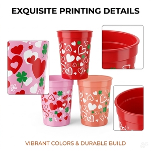 Bicchieri da Stadio in Plastica da 8oz Riutilizzabili Multicolore in PP per Alimenti, Bicchieri per Feste, Servizio OEM ODM per Eventi Promozionali <span class=keywords><strong>SEO</strong></span> - Product Image 4