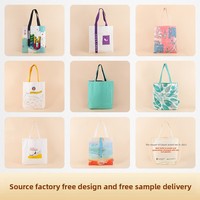 Sac fourre-tout en toile vierge en stock, personnalisable avec logos et designs 3D, sac de shopping porté à l'épaule pour étudiants, 36x28x15cm, ouvert