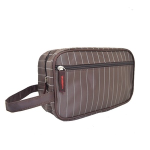 Borsa per il Trucco in Poliestere con Chiusura a Cerniera, Impermeabile, Portatile da Viaggio, con Stampa a Righe, Beauty Case per Uomo - Product Image 5