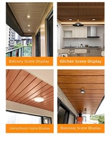 Prix d'usine Bande de plafond en alliage d'aluminium antirouille étanche avec clip, design moderne, modèle 3D pour abri de voiture extérieur