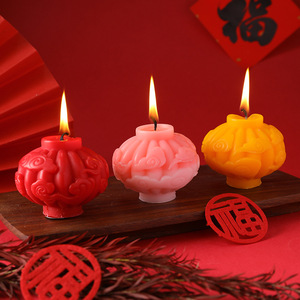 New Year Lantern Shape Aroma <b>Candle</b> Chinese Style Festive Spring Festival Decor Wedding Gift Scented <b>Candle</b> - Product Image 1