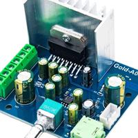 Carte d'amplification audio numérique miniature 2.1 trois canaux Super Bass 12V Classe D Gold-A058