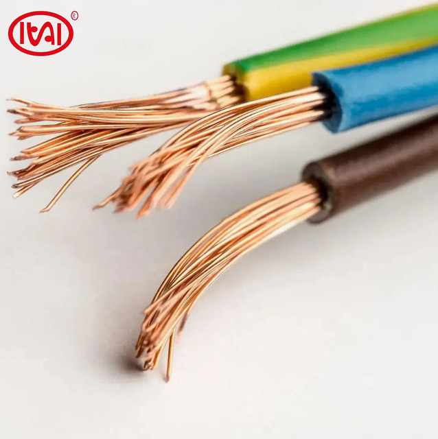 1.5/2.5/4/6mm2 Stranded Copper Conductor PVC Insulation Electrical Wire for Building & Household Use 450/750V