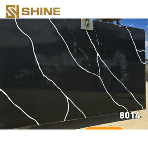 Tùy chỉnh nhân tạo thạch anh đen tấm đá trong nhà đánh bóng bàn hiện đại cho nhà bếp phòng tắm ăn tabletops - Product Image 6