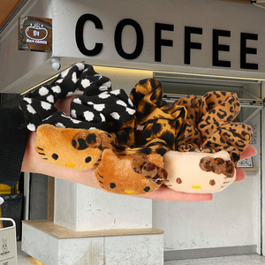 Coletero con Estampado de Leopardo, Banda para el Cabello de Alta Elasticidad, Accesorio para Cola de Caballo, Uso Diario, Otoño 2024, Origen Yiwu - Product Image 4