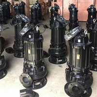 Pompe centrifuge électrique monophasée robuste 1000m³/h pour dragage, pompe submersible puissante pour transfert de sable, d'eau et de fluides, 60Hz AC