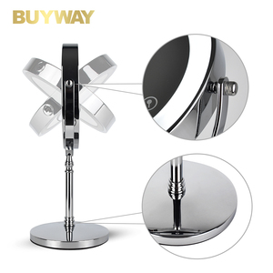 <span class=keywords><strong>Miroir</strong></span> de maquillage éclairé de 8 pouces, grossissement 10x, <span class=keywords><strong>miroir</strong></span> de courtoisie LED rechargeable par USB et à intensité réglable, 360° °   <span class=keywords><strong>Miroir</strong></span> cosmétique de table rotatif - Product Image 6