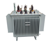 Transformateur de distribution triphasé immergé dans l'huile sur mesure 50Hz 60Hz à enroulement en cuivre pour projets de réseaux électriques
