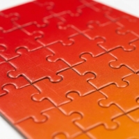 Puzzle dégradé de 1000 pièces en carton de haute qualité avec boîte de rangement premium pour soulager le stress, jeu interactif pour la famille et les couples
