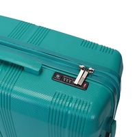 Ensemble de valises rigides en PP extensible avec coque incassable, roulettes silencieuses et trolley en alliage d'aluminium