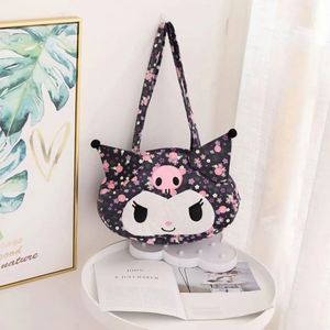กระเป๋าผ้ากำมะหยี่ลายการ์ตูน Kuro-Mi กระเป๋าสะพายหลัง Me-lody กระเป๋าถือยัดนุ่นน่ารักของขวัญของเล่นกระเป๋าใส่เหรียญ - Product Image 3