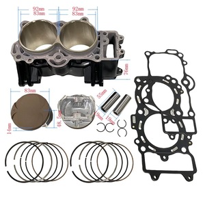 Kit de cylindre de moto, cylindre de moteur de moto adapté à CFMOTO 650NK <span class=keywords><strong>MT</strong></span> 650GT, alésage du cylindre de 83 mm - Product Image 1